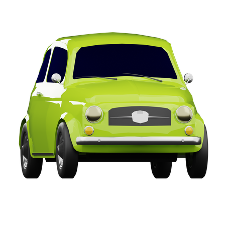 Carro Fiat  3D Icon