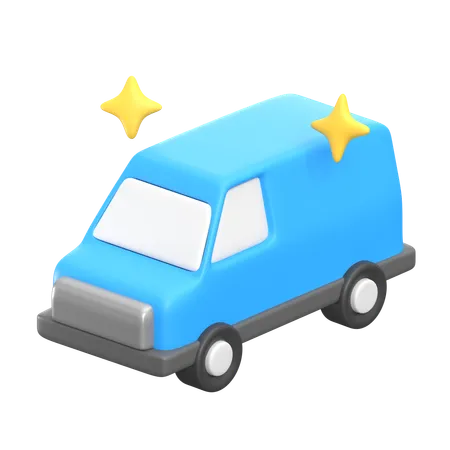 Carro limpo  3D Icon