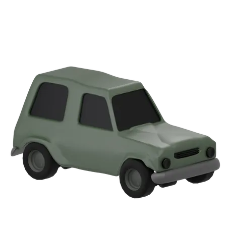 Carro militar  3D Icon