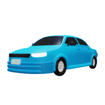 Carro moderno  3D Icon