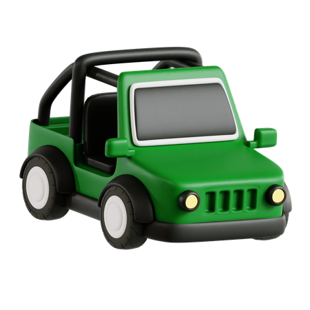 Carro off-road  3D Icon