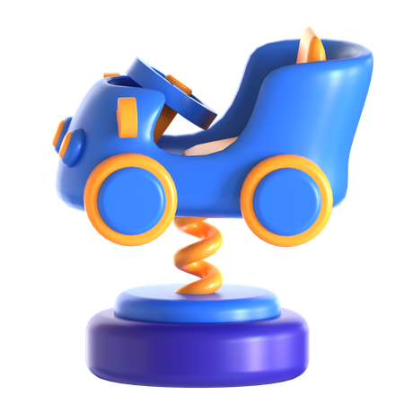 Brinquedo de passeio de carro  3D Icon