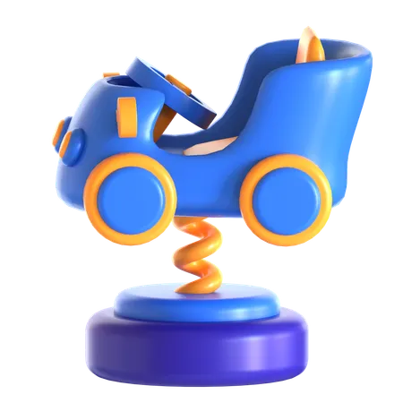 Brinquedo de passeio de carro  3D Icon