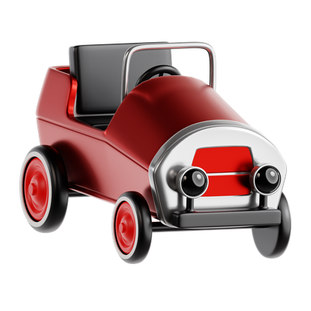 Carro de pedal  3D Icon