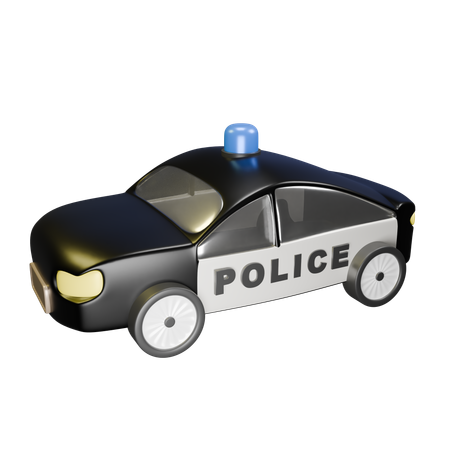 Polícia de carro  3D Icon