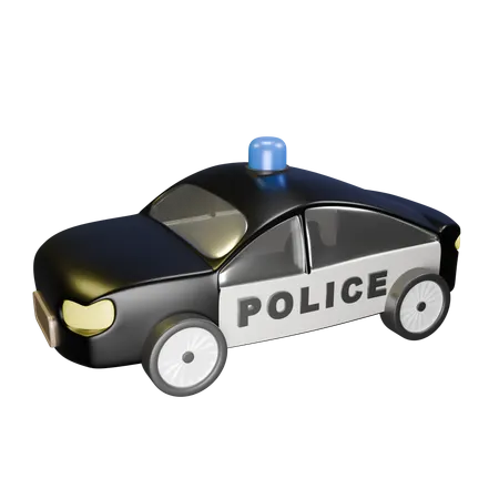 Polícia de carro  3D Icon
