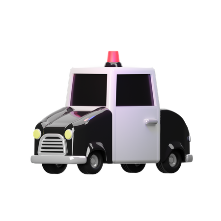 Carro da polícia  3D Icon