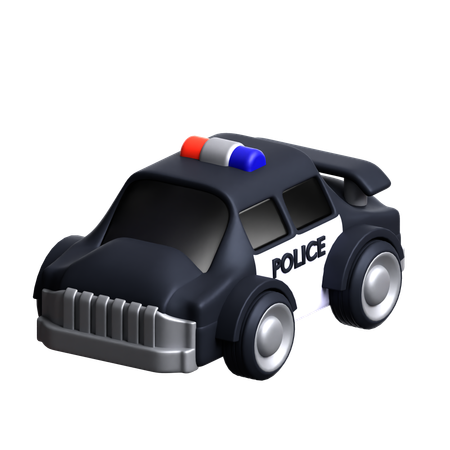 Carro da polícia  3D Icon