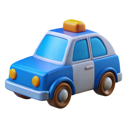 Carro da polícia  3D Icon