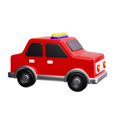 Carro da polícia  3D Icon