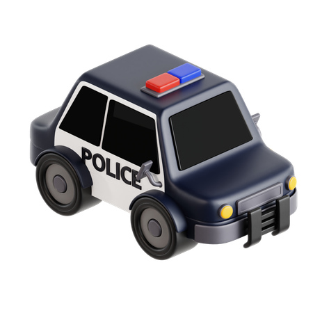 Carro da polícia  3D Icon