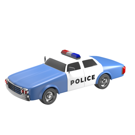 Carro da polícia  3D Icon