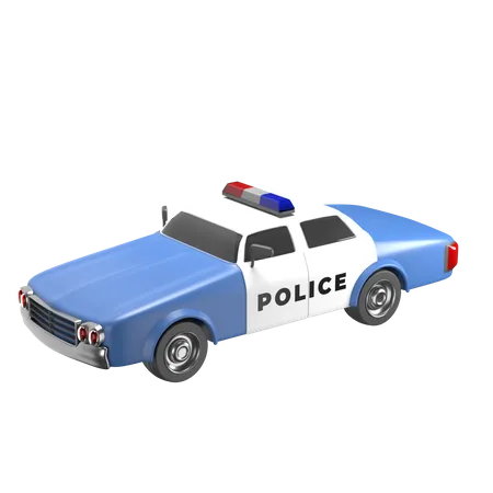 Carro da polícia  3D Icon