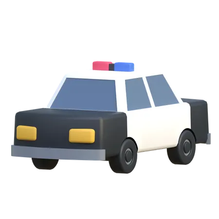 Carro da polícia  3D Icon