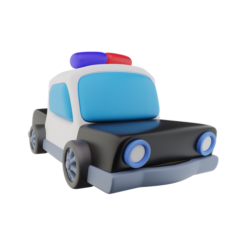 Carro da polícia  3D Icon