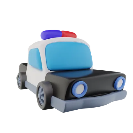 Carro da polícia  3D Icon