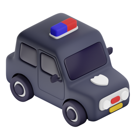 Carro da polícia  3D Icon