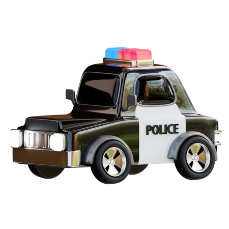 Carro da polícia  3D Icon