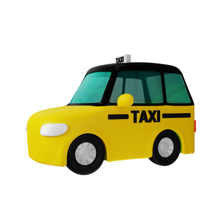 Carro de táxi  3D Icon
