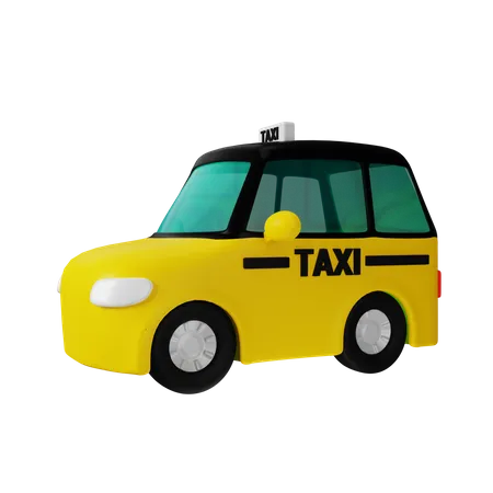 Carro de táxi  3D Icon
