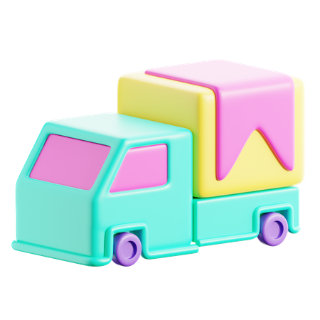 Carro de transporte  3D Icon