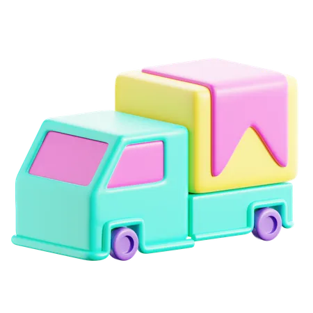 Carro de transporte  3D Icon