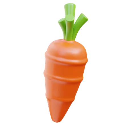 Carrot Vegetable 3 D 3D Icon