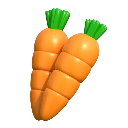 Carrot 3 D Gardening Icon 3D Icon