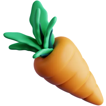 Carrot Vegetable 3 D Icon 3D Icon