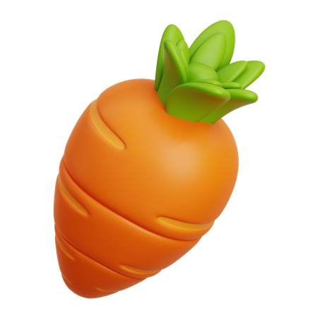당근  3D Icon