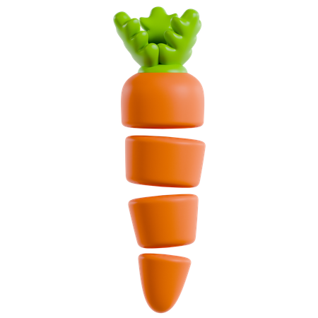 Carrot  3D Icon