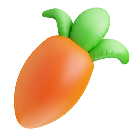 Carrot  3D Icon