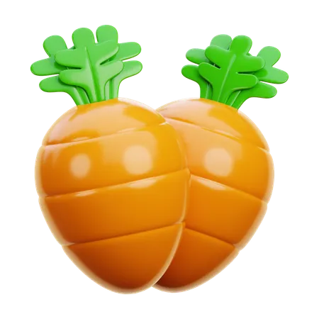 Carrot  3D Icon