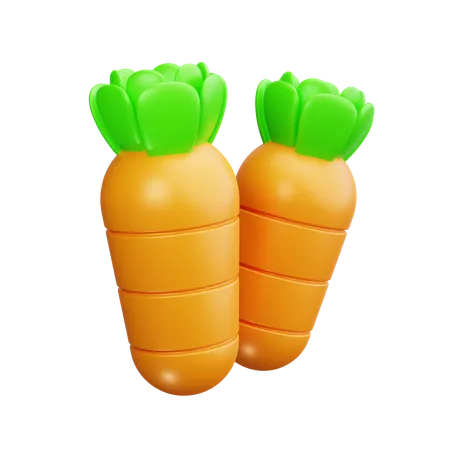 Carrot  3D Icon