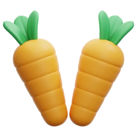 Carrot  3D Icon