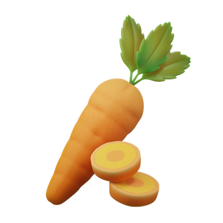 Carrot  3D Icon