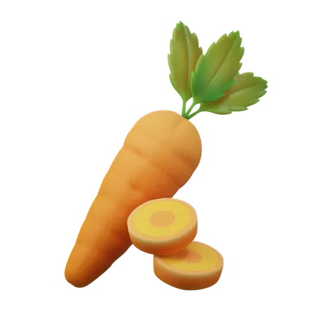 Carrot  3D Icon