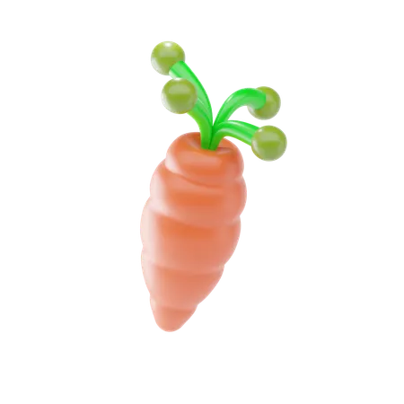 Carrot  3D Icon