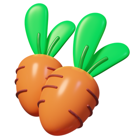 Carrot  3D Icon