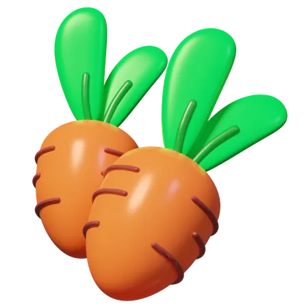 Carrot  3D Icon