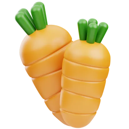 Carrot  3D Icon