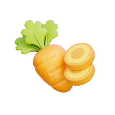 Carrot  3D Icon