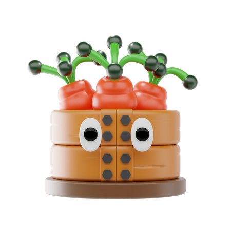 Carrot  3D Icon