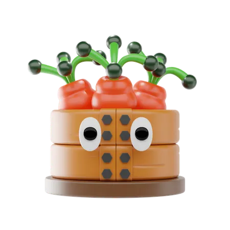 Carrot  3D Icon