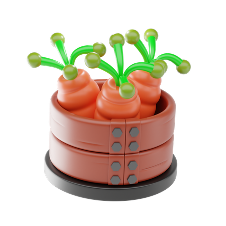 Carrot  3D Icon