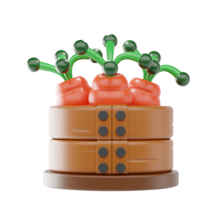 Carrot  3D Icon
