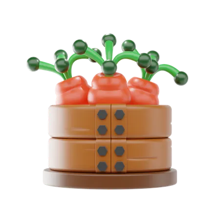 Carrot  3D Icon