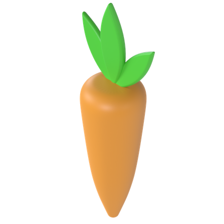 Carrot  3D Icon
