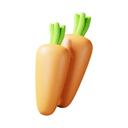 Carrot 3 D Illustration 3D Illustration