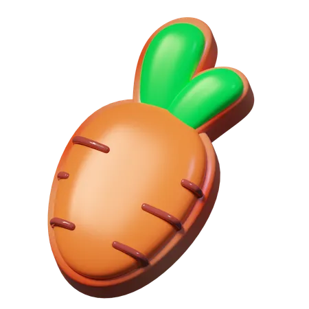 Carrot Cookies  3D Icon